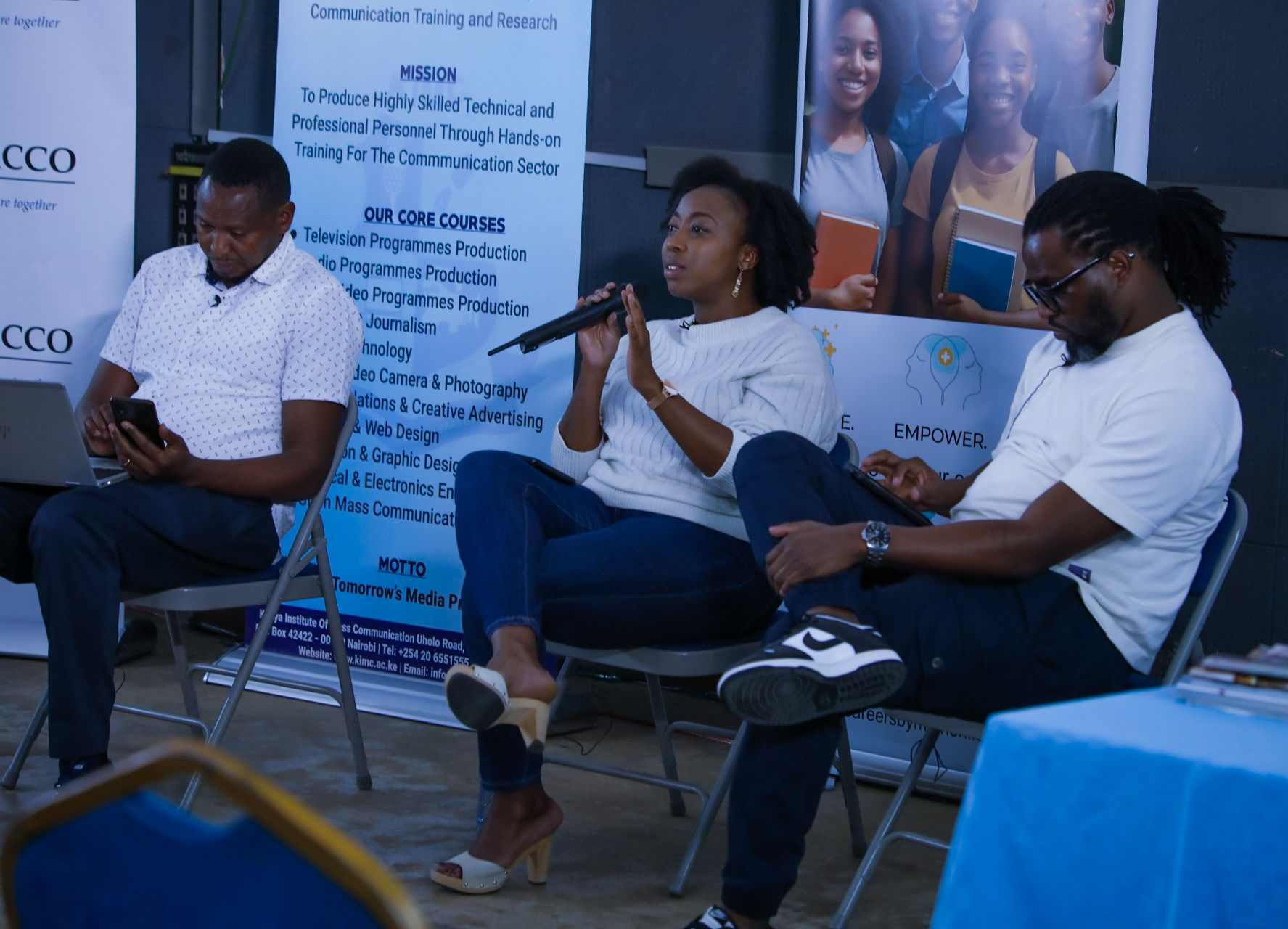 Panel discussion with industry mentors