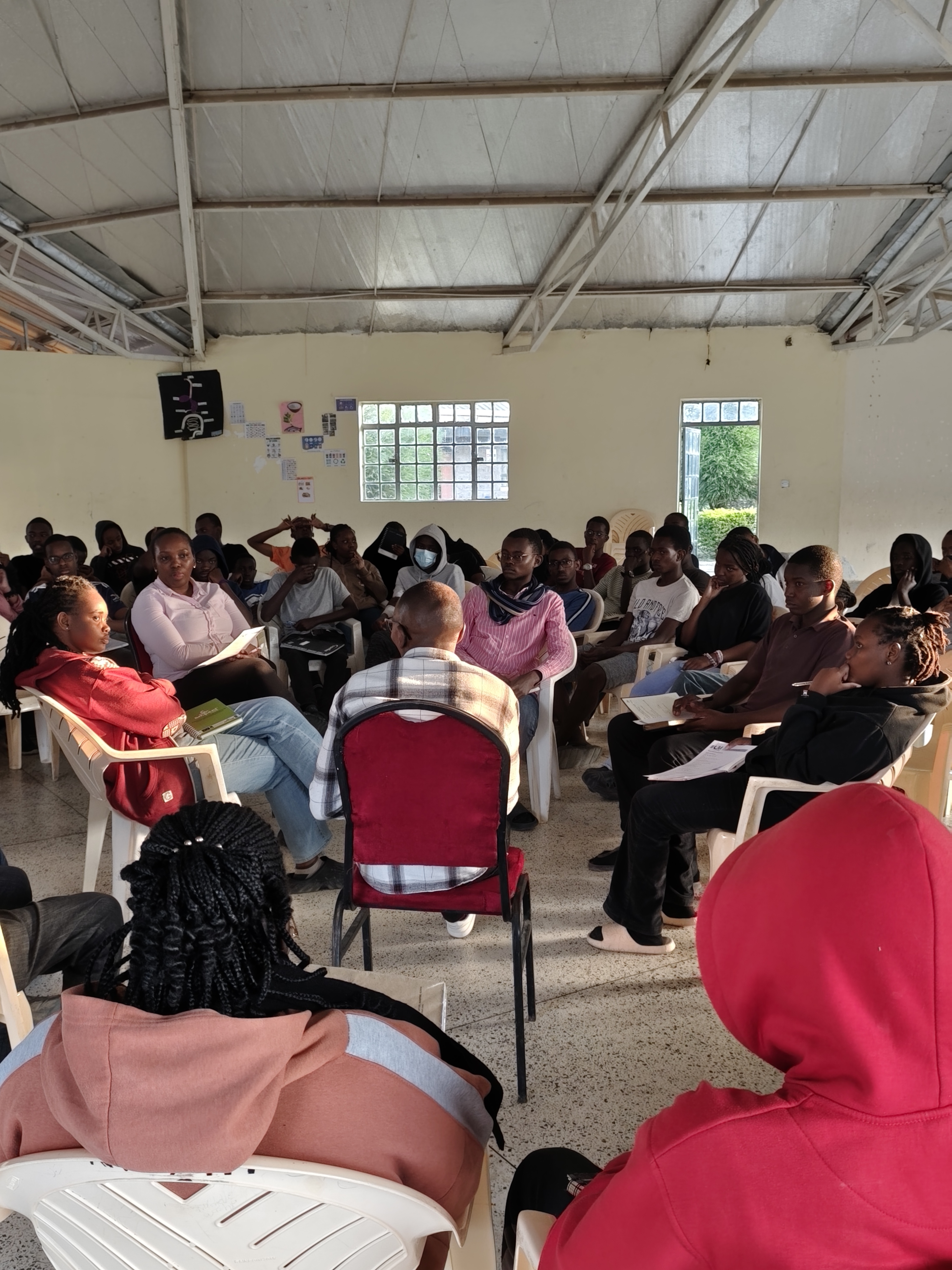 Mentorship session with Kenyan students